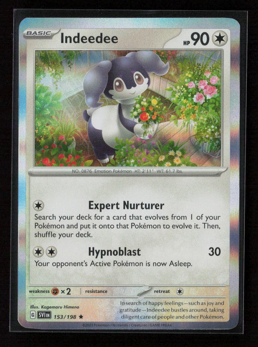 Indeedee Rare SV01: Scarlet & Violet Base Set 153/198 NM - Kang's Collectibles