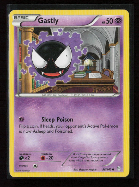 Gastly Common XY - BREAKthrough 58/162 LP - Kang's Collectibles