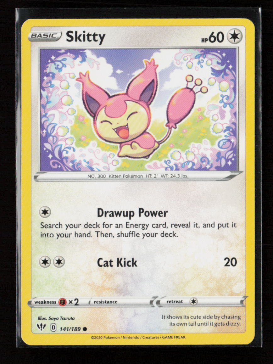 Skitty Common SWSH03: Darkness Ablaze 141/189 LP