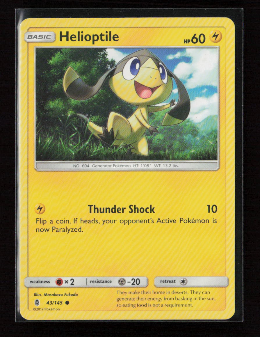 Helioptile Common SM - Guardians Rising 43/145 MP