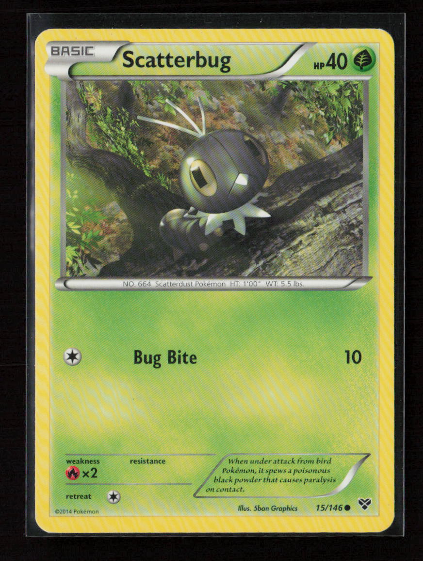 Scatterbug Common XY Base Set 15/146 LP