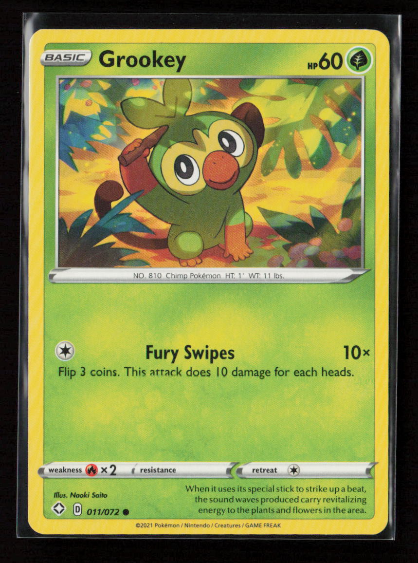 Grookey Common Shining Fates 011/072 LP