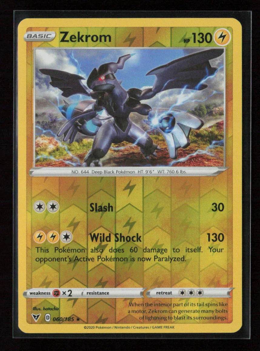 Zekrom Holo Rare SWSH04: Vivid Voltage 060/185 NM - Kang's Collectibles