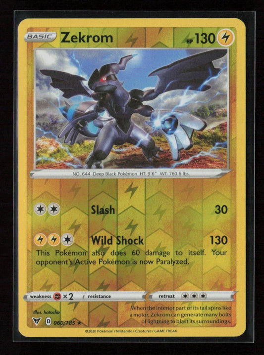 Zekrom Holo Rare SWSH04: Vivid Voltage 060/185 NM - Kang's Collectibles