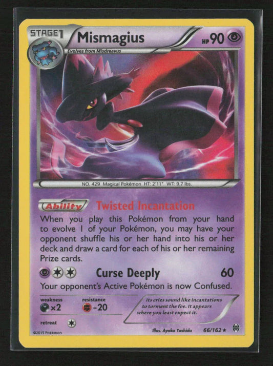 Mismagius Holo Rare XY - BREAKthrough 66/162 LP - Kang's Collectibles