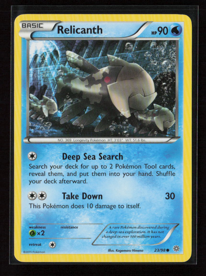 Relicanth Common XY - Ancient Origins 23/98 LP