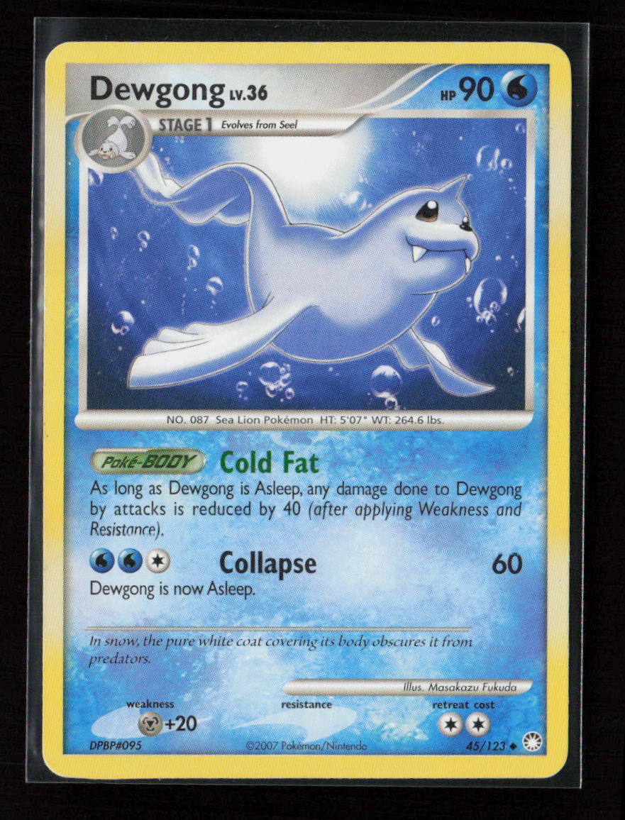 Dewgong Uncommon Mysterious Treasures 45/123 LP
