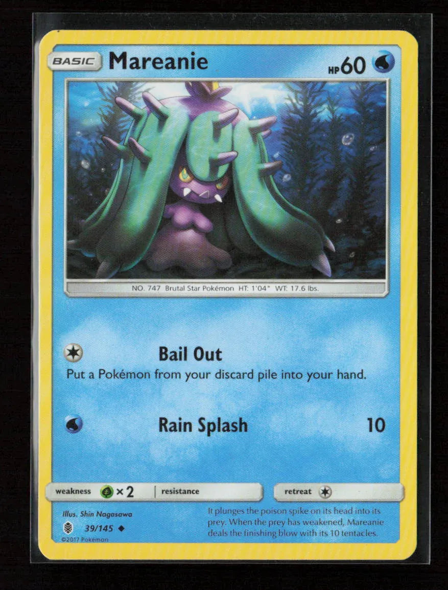 Mareanie Uncommon SM - Guardians Rising 39/145 LP - Kang's Collectibles