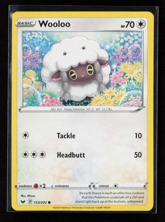 Wooloo (153) Common SWSH01: Sword & Shield Base Set 153/202 LP