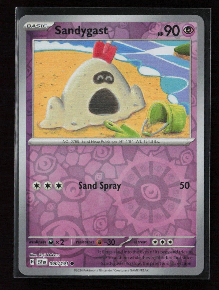 Sandygast Common SV08: Surging Sparks 090/191 NM - Kang's Collectibles
