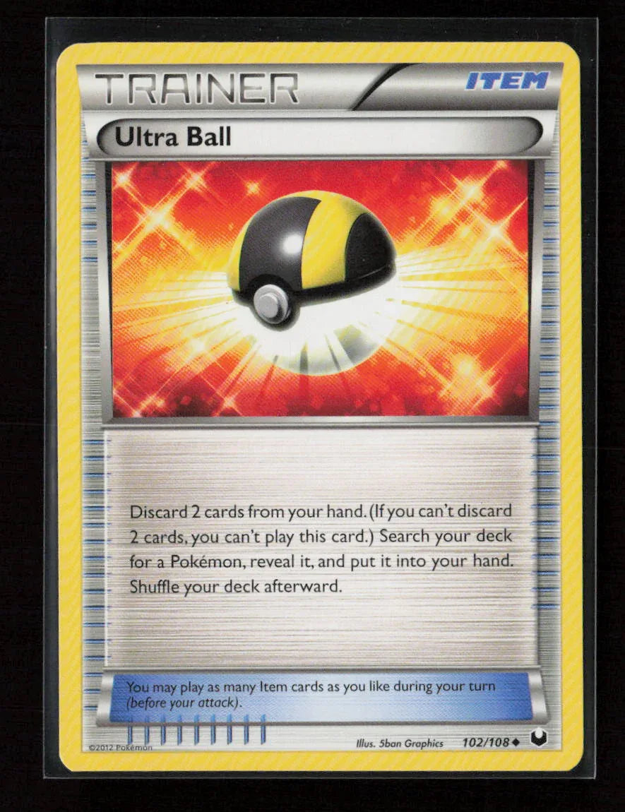 Ultra Ball Uncommon Dark Explorers 102/108 LP - Kang's Collectibles