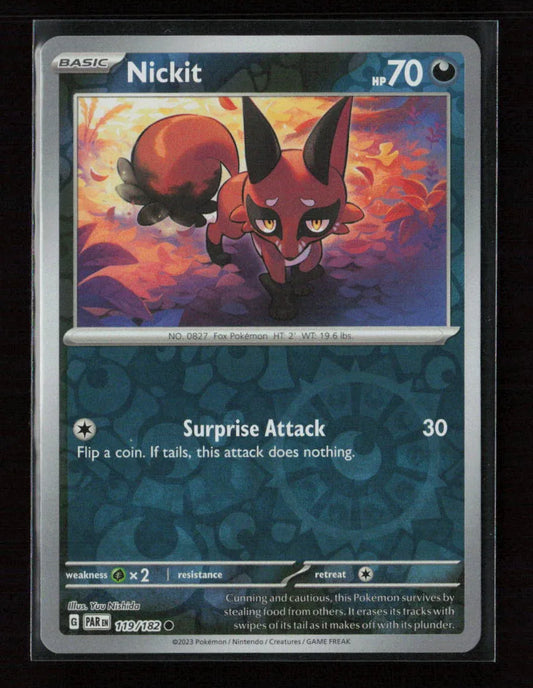 Nickit Common SV04: Paradox Rift 119/182 NM - Kang's Collectibles