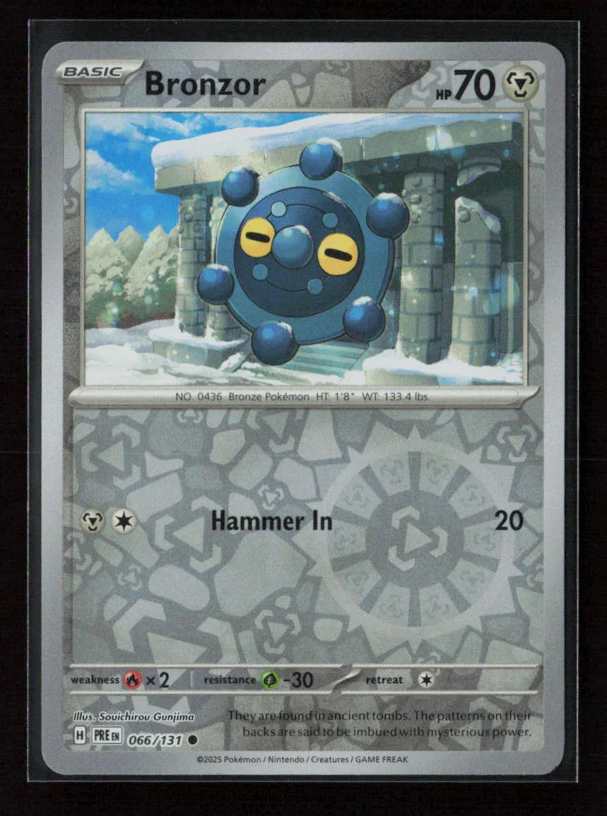 Bronzor Common SV: Prismatic Evolutions 066/131 NM - Kang's Collectibles