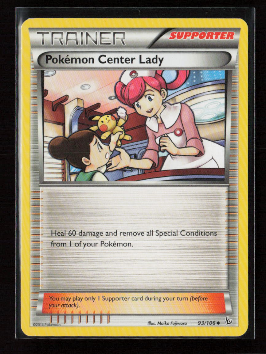 Pokemon Center Lady Uncommon XY - Flashfire 93/106 LP