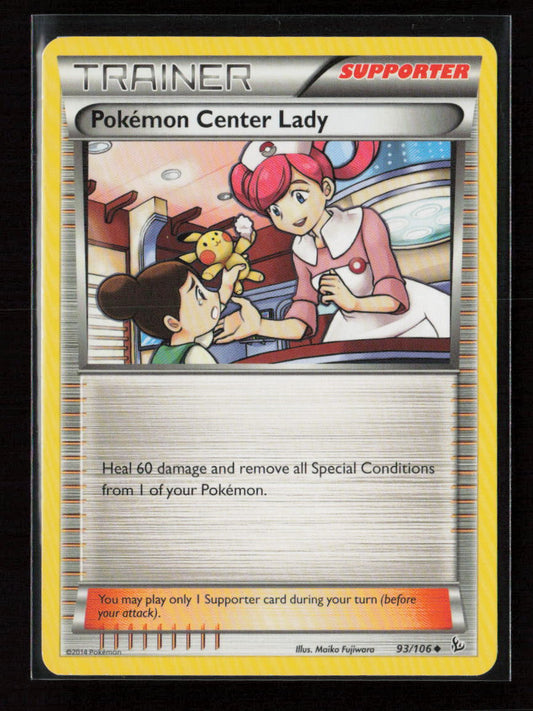Pokemon Center Lady Uncommon XY - Flashfire 93/106 LP