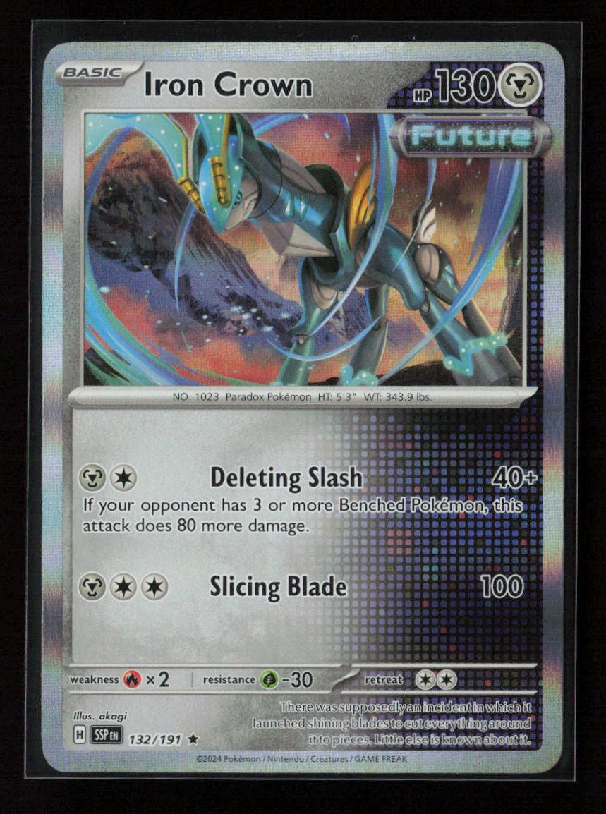 Iron Crown Rare SV08: Surging Sparks 132/191 NM - Kang's Collectibles