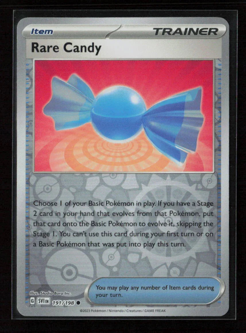 Rare Candy - Common SV01: Scarlet & Violet Base Set 191/198 NM - Kang's Collectibles