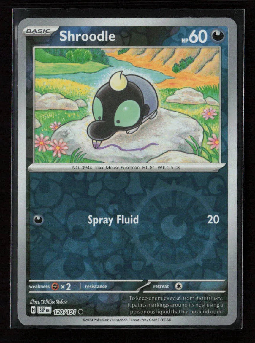 Shroodle Common SV08: Surging Sparks 120/191 NM - Kang's Collectibles