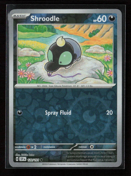 Shroodle Common SV08: Surging Sparks 120/191 NM - Kang's Collectibles