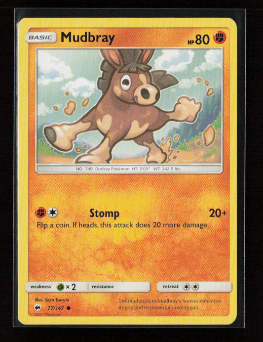 Mudbray Common SWSH01: Sword & Shield Base Set 105/202 LP