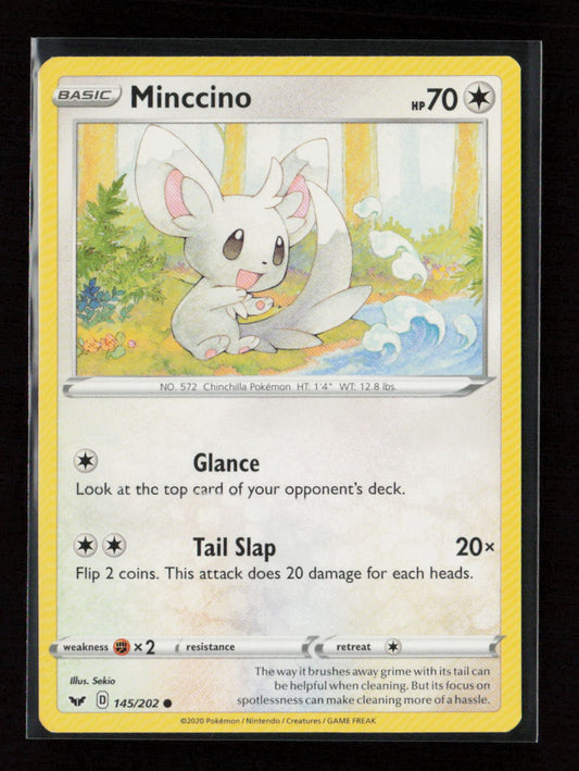 Minccino (145) Common SWSH01: Sword & Shield Base Set 145/202 LP
