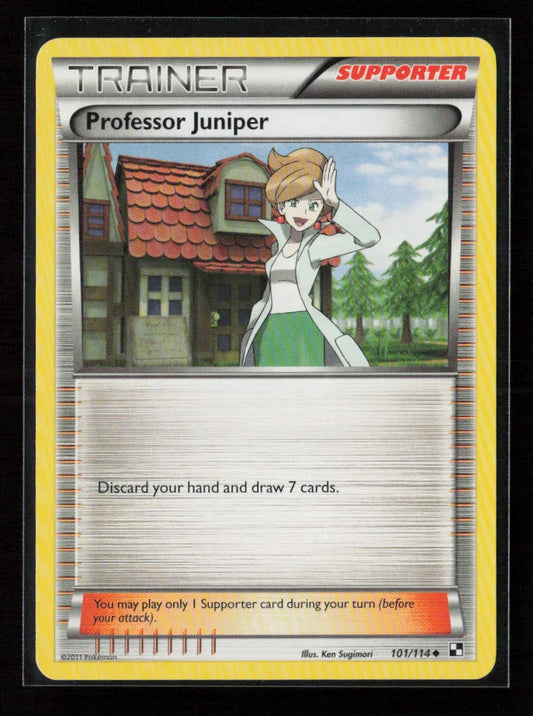 Professor Juniper Uncommon Black and White 101/114 NM - Kang's Collectibles