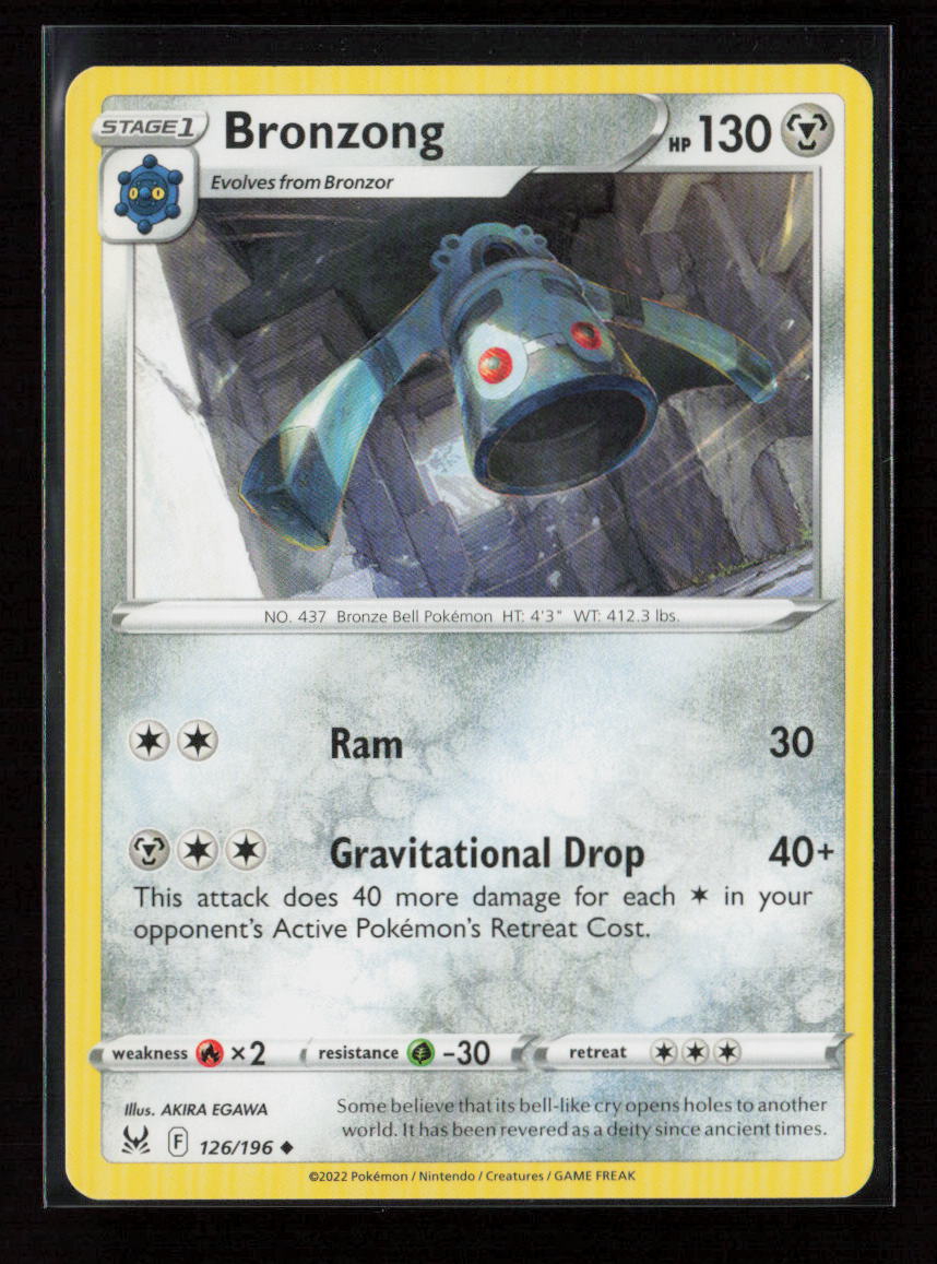 Bronzong Uncommon SWSH11: Lost Origin 126/196 LP