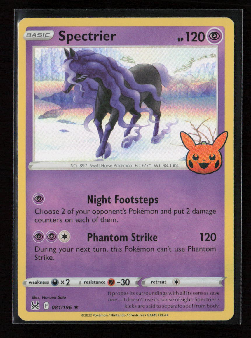 Spectrier Holo Rare Trick or Trade BOOster Bundle 2023 081/196 NM
