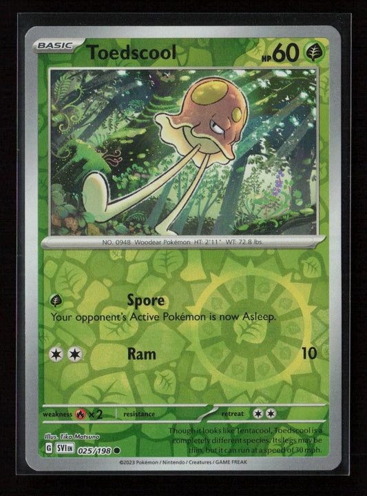 Toedscool - Common SV01: Scarlet & Violet Base Set 025/198 NM - Kang's Collectibles