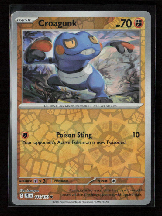 Croagunk Common SV02: Paldea Evolved 114/193 NM
