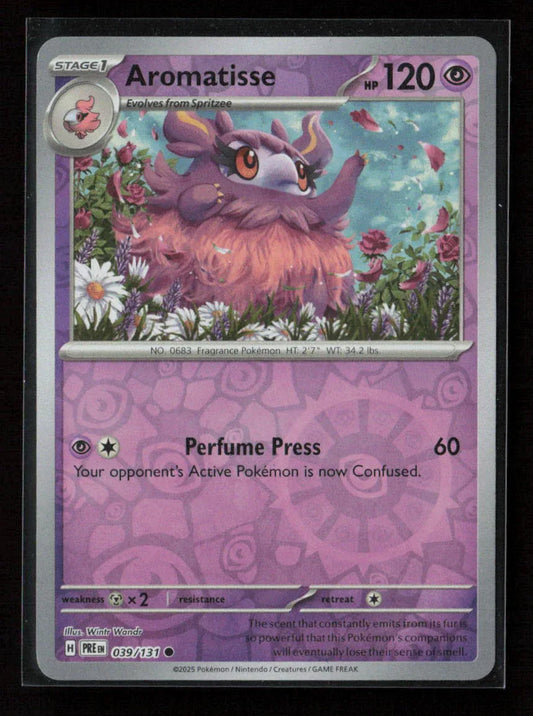 Aromatisse Common SV: Prismatic Evolutions 039/131 NM - Kang's Collectibles