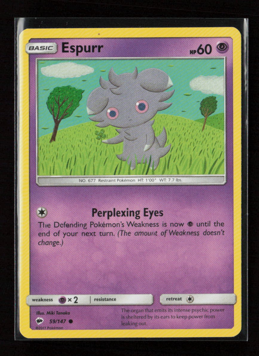 Espurr Common SM - Burning Shadows 59/147 LP