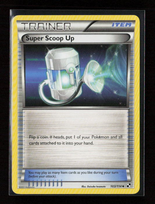 Super Scoop Up Uncommon Black and White 103/114 NM