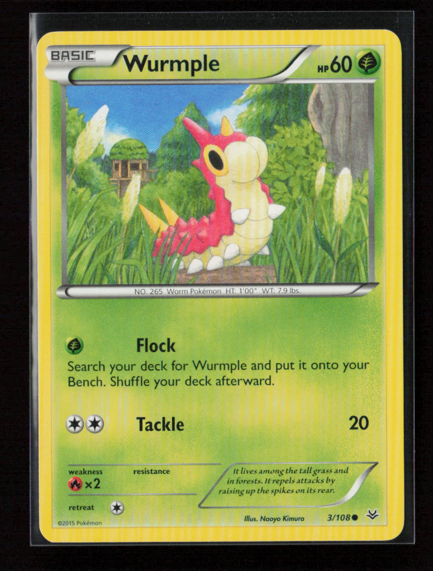 Wurmple Common XY - Roaring Skies 3/108 LP