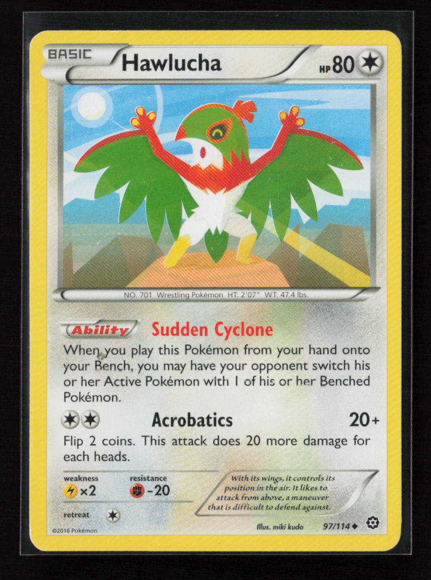 Hawlucha Uncommon XY - Steam Siege 97/114 LP