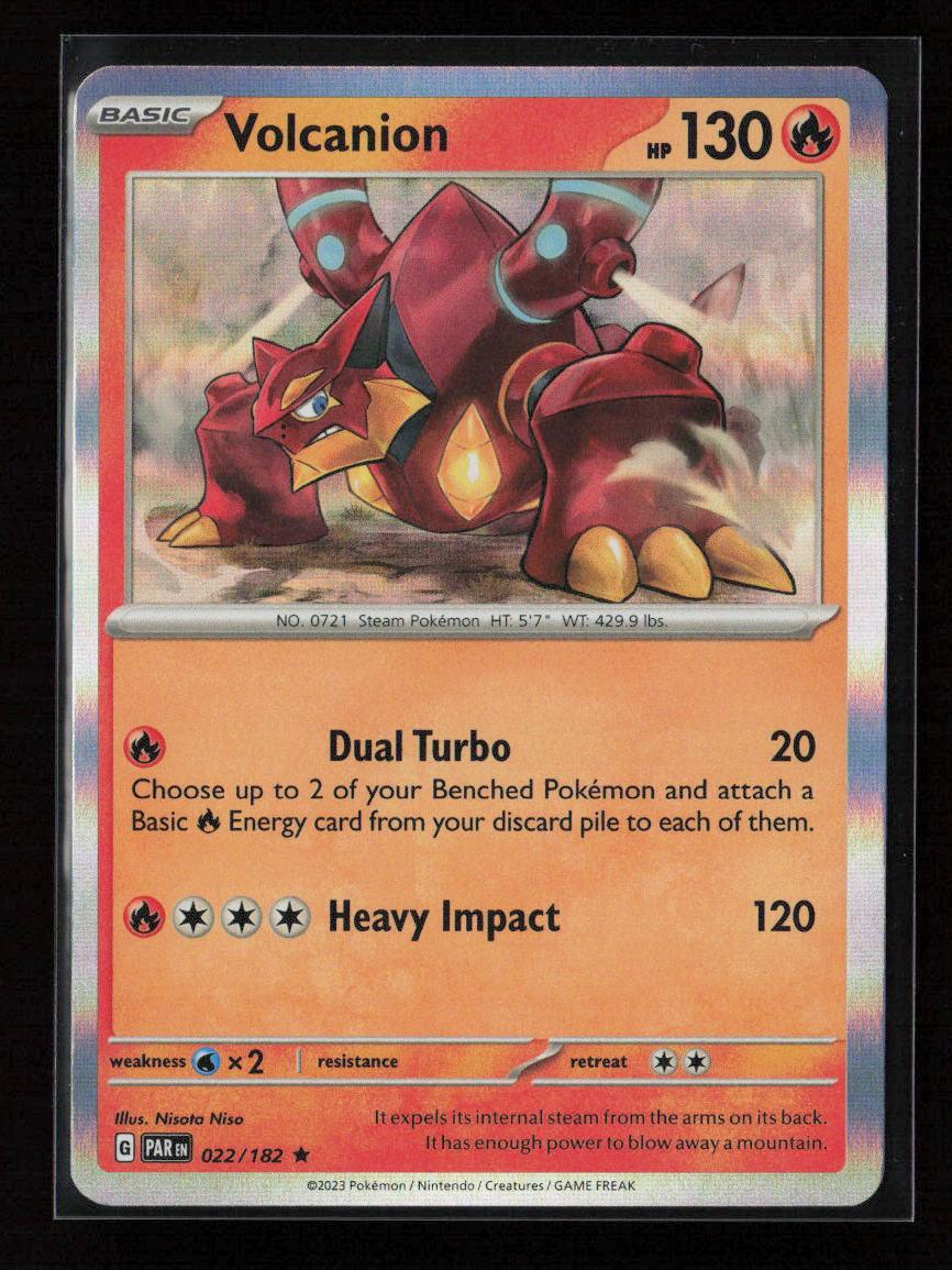 Volcanion Rare SV04: Paradox Rift 022/182 NM - Kang's Collectibles