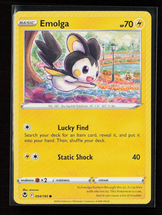 Emolga Common SWSH12: Silver Tempest 054/195 LP