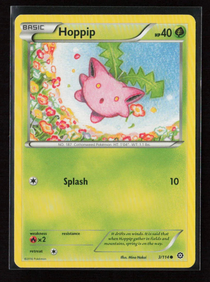 Hoppip Common XY - Steam Siege 3/114 NM - Kang's Collectibles