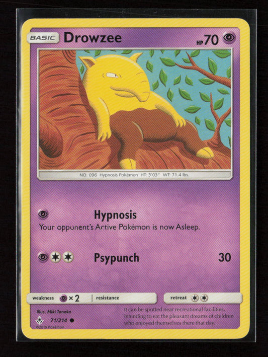 Drowzee Common SM - Unbroken Bonds 71/214 LP