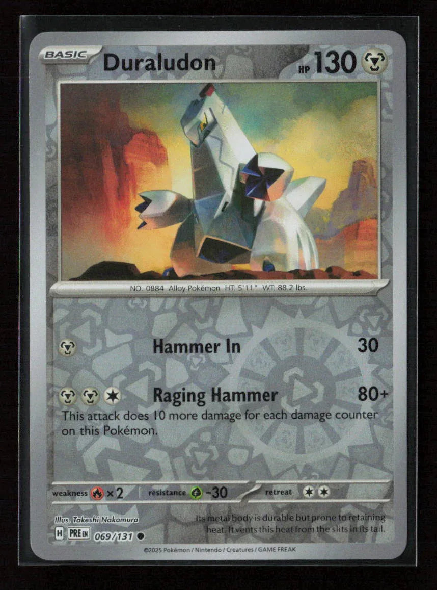 Duraludon Common SV: Prismatic Evolutions 069/131 NM - Kang's Collectibles