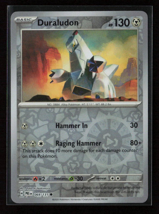 Duraludon Common SV: Prismatic Evolutions 069/131 NM - Kang's Collectibles