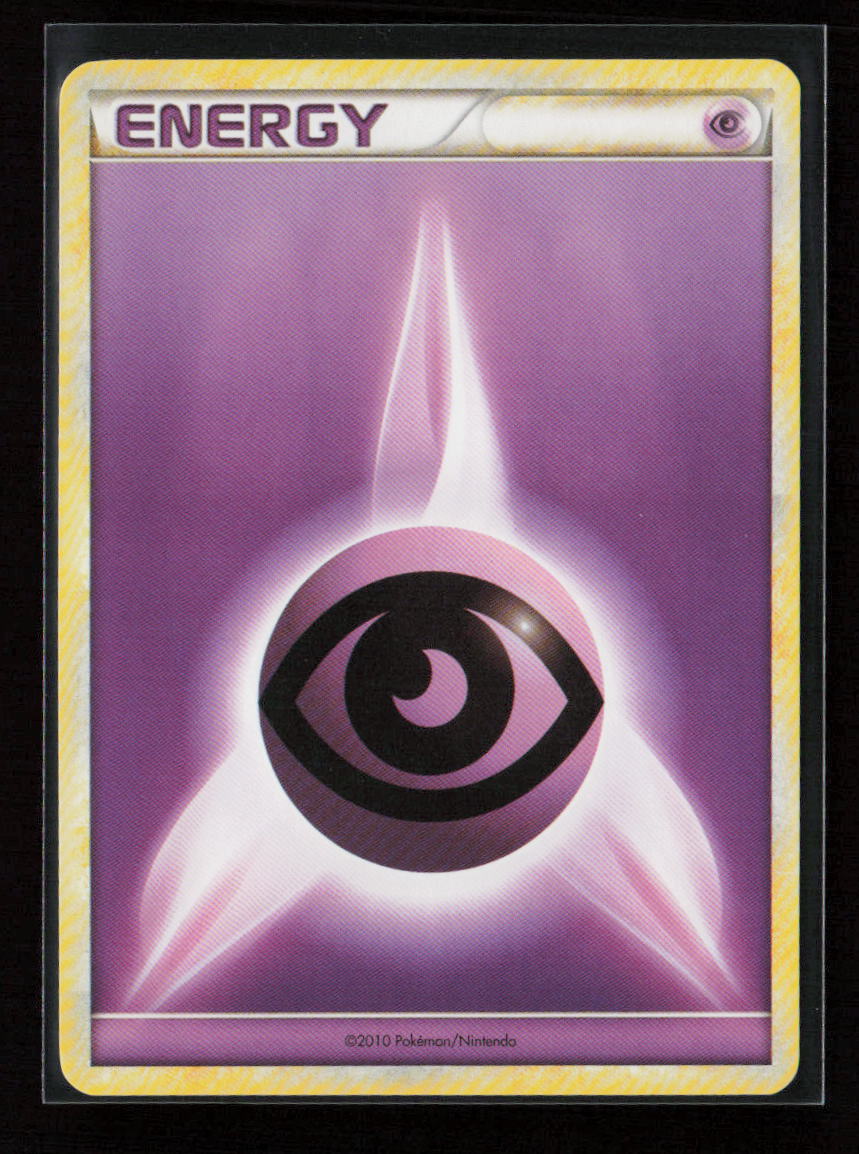 Psychic Energy (2010 Unnumbered HGSS Style Non-Holo) Promo League & Championship Cards NM