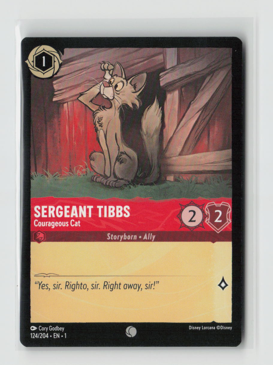 Sergeant Tibbs - Courageous Cat Common The First Chapter 124/204 NM
