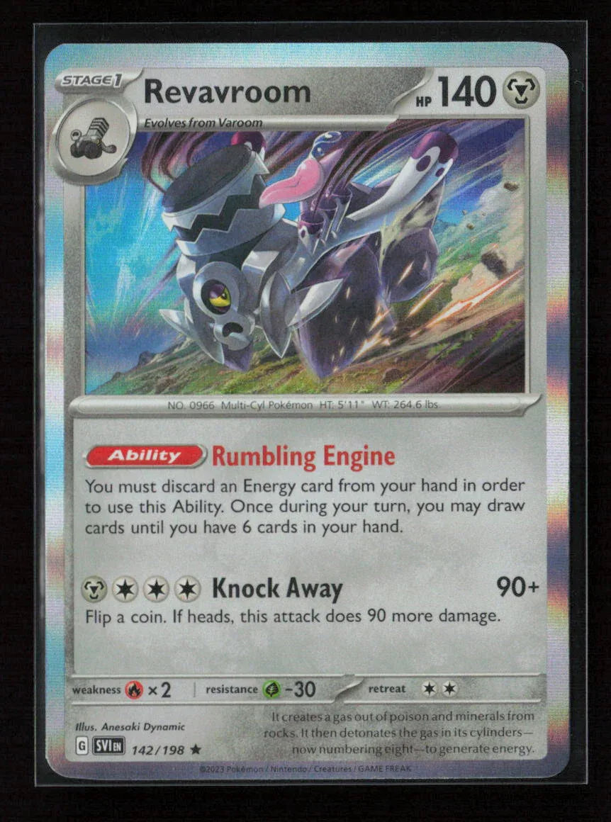 Revavroom Rare SV01: Scarlet & Violet Base Set 142/198 NM - Kang's Collectibles