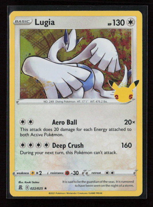 Lugia Holo Rare Celebrations 022/025 NM