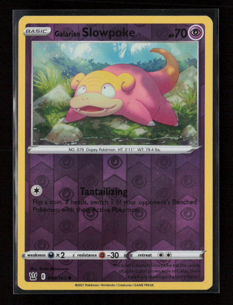 Galarian Slowpoke Common SWSH05: Battle Styles 054/163 NM