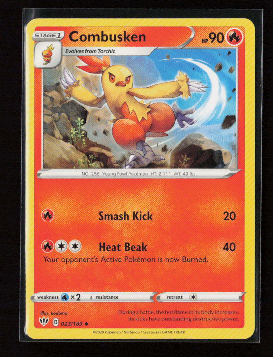Combusken Uncommon SWSH03: Darkness Ablaze 023/189 LP