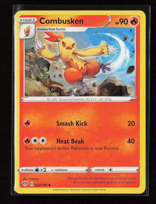 Combusken Uncommon SWSH03: Darkness Ablaze 023/189 LP