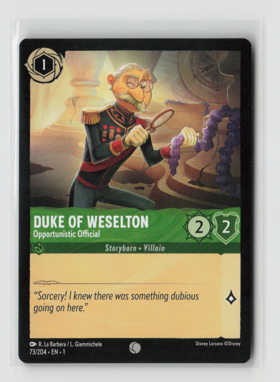 Duke of Weselton - Opportunistic Official Common The First Chapter 73/204 NM