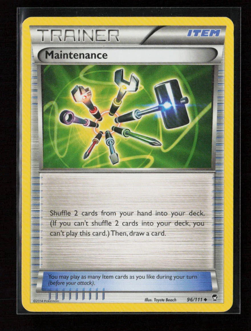 Maintenance Uncommon XY - Furious Fists 96/111 NM - Kang's Collectibles